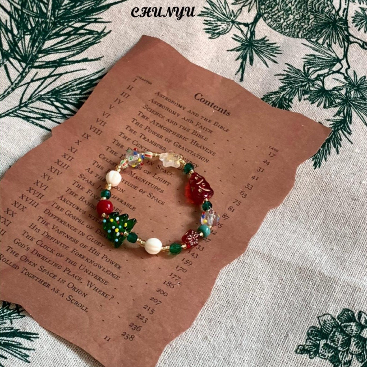 Christmas limit ~ children's fun gingerbread man woven bracelet atmosphere sense exquisite style cute all-match design sense jewelry